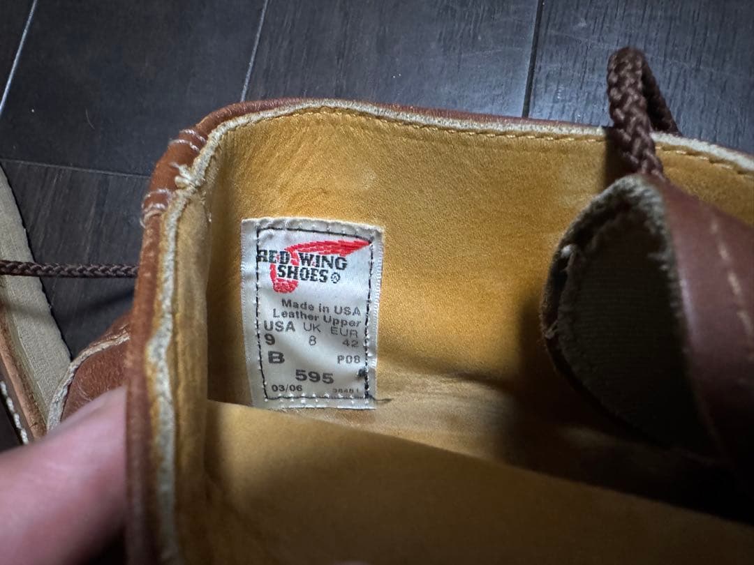 USA製RED WING レッド ウィング 595チャッカ27.0cm USA