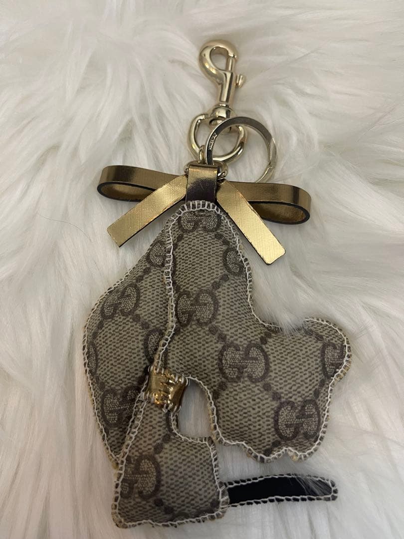 Gucci GG グッチョリ 犬 チャーム 未使用 伊勢丹購入