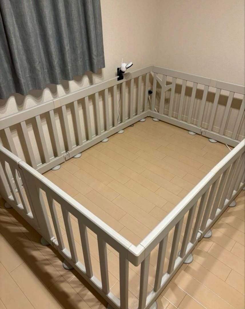 IFAM ベビーサークル　バーチベージュ　10枚　セルフねんね