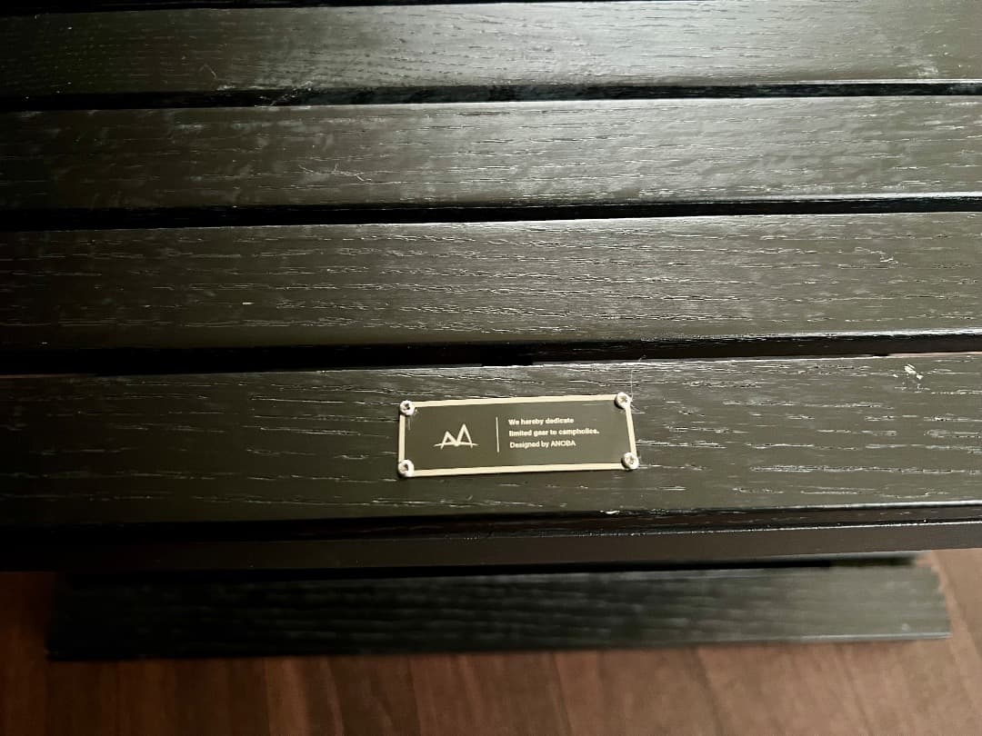 ANOBA アノバ BLACK EDITION ウッドラック2段