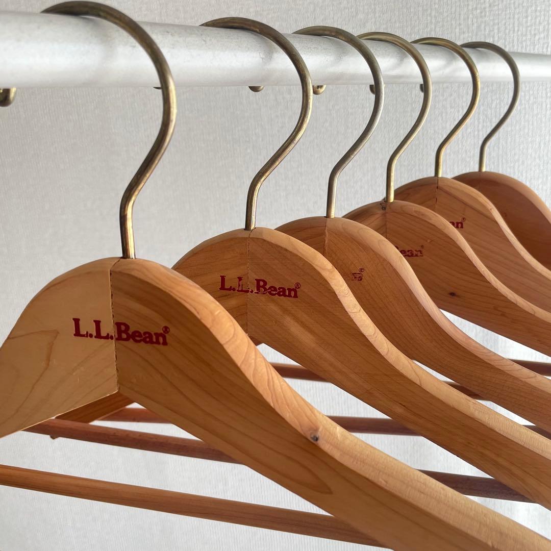 90s エルエルビーン シダーウッドハンガー 6本セット