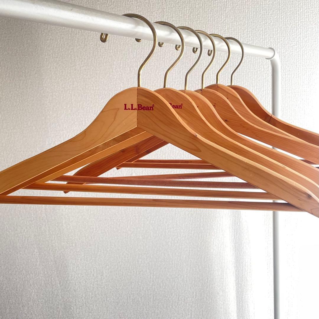 90s エルエルビーン シダーウッドハンガー 6本セット
