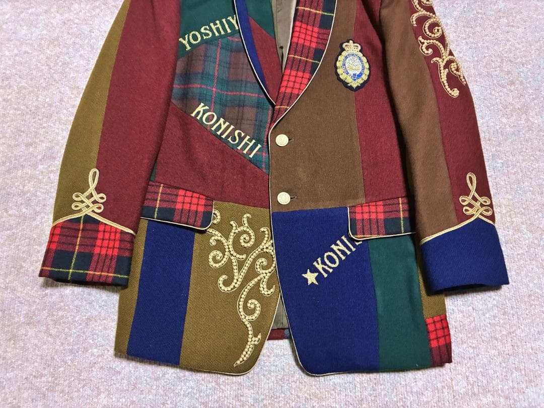 ◆FICCE(フィッチェ) ヨシユキコニシ パッチワーク装飾ジャケット / 美品