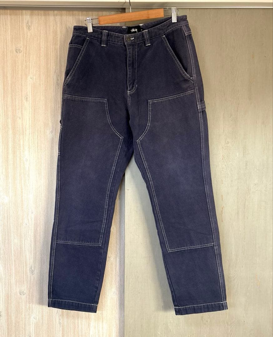 STUSSY ステューシー　ダブルニー　ペインターパンツ　NV 32