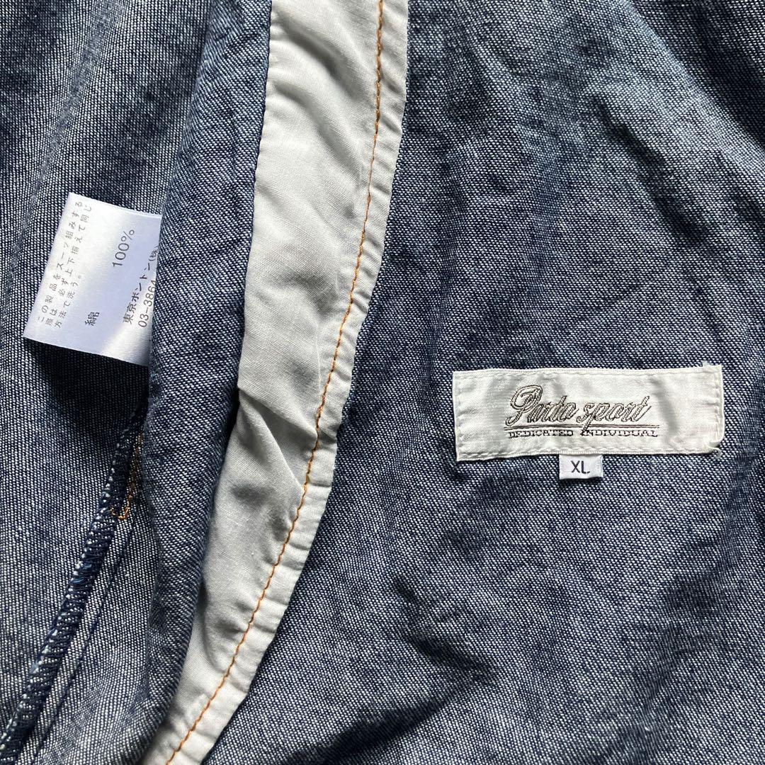 特大90s PARTO SPORT デニムセットアップ 上下 B系HIPHOP