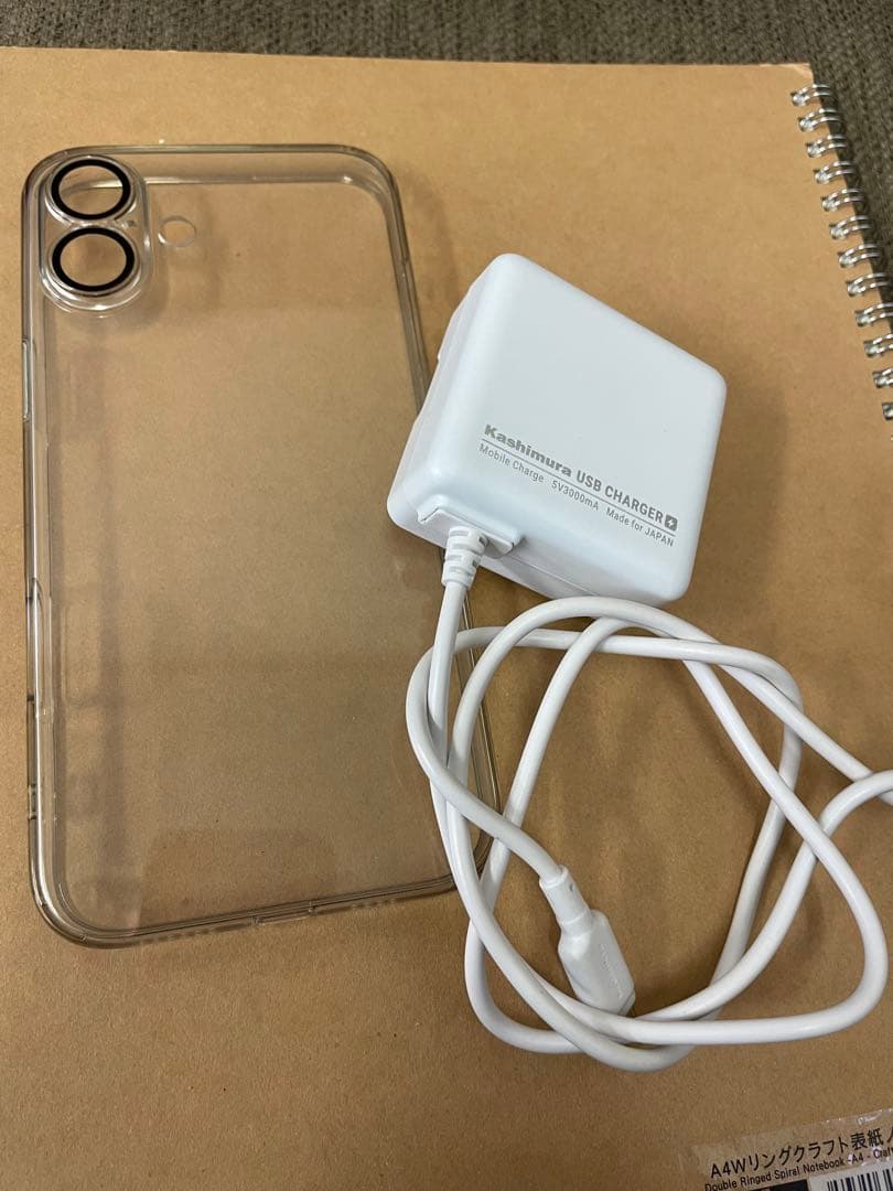 iPhone16 Plus 128GB SIMフリー 100% ケース・充電器