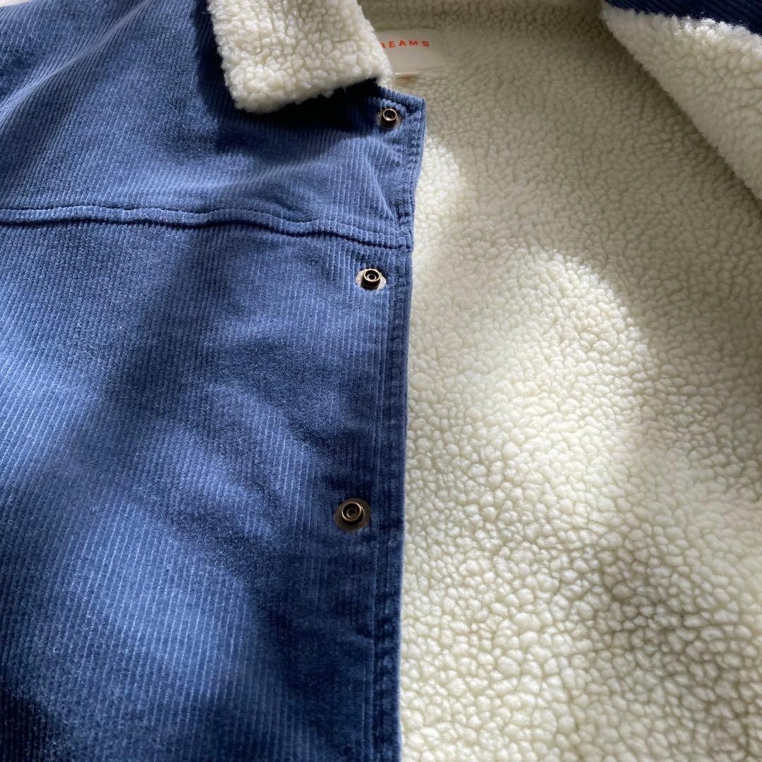 【最終価格更新　新品・未使用】BEAMSコーデュロイボアコーチジャケット　Ｍ