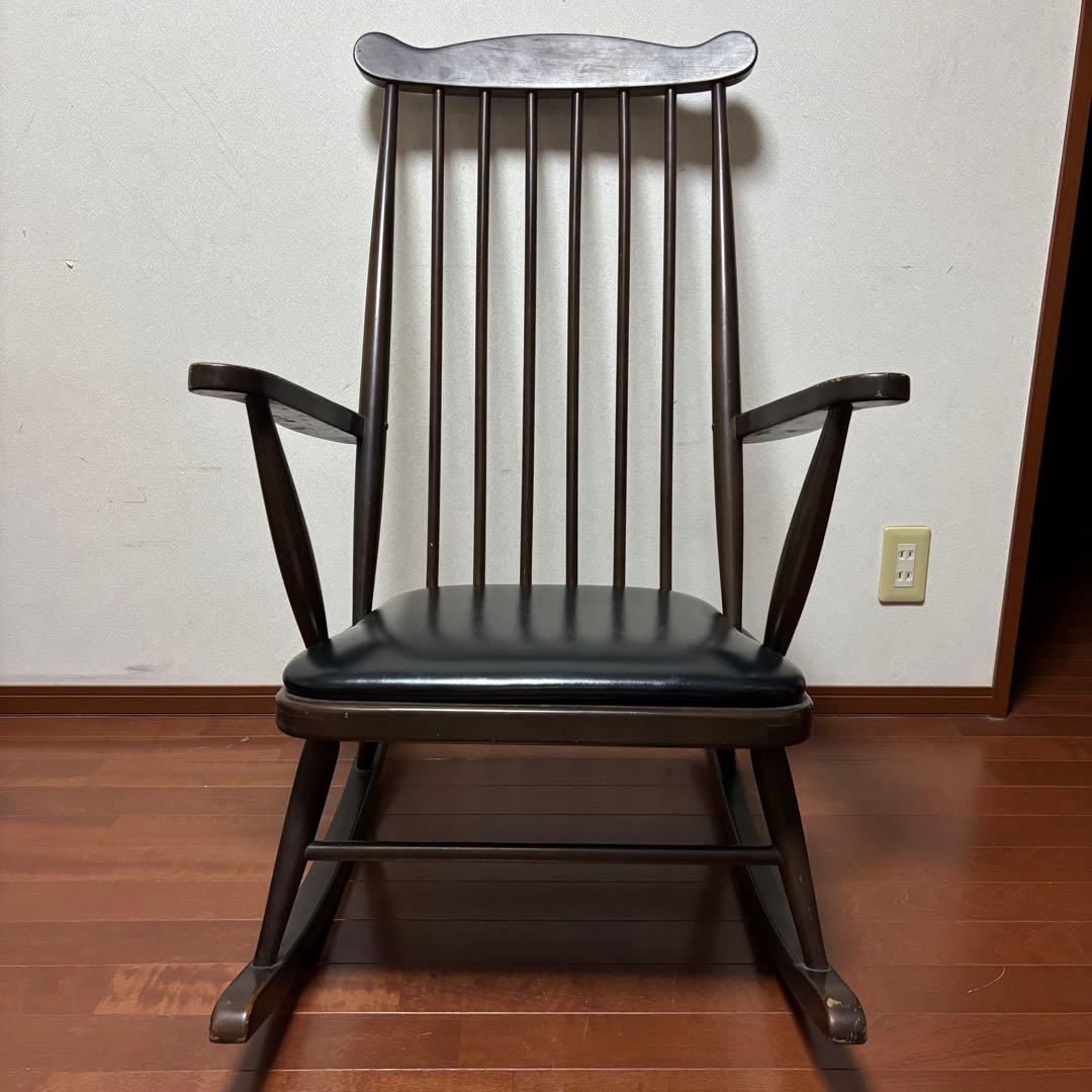 【大幅値引可能】国産 ビンテージ鳥取家具 工業 ロッキン