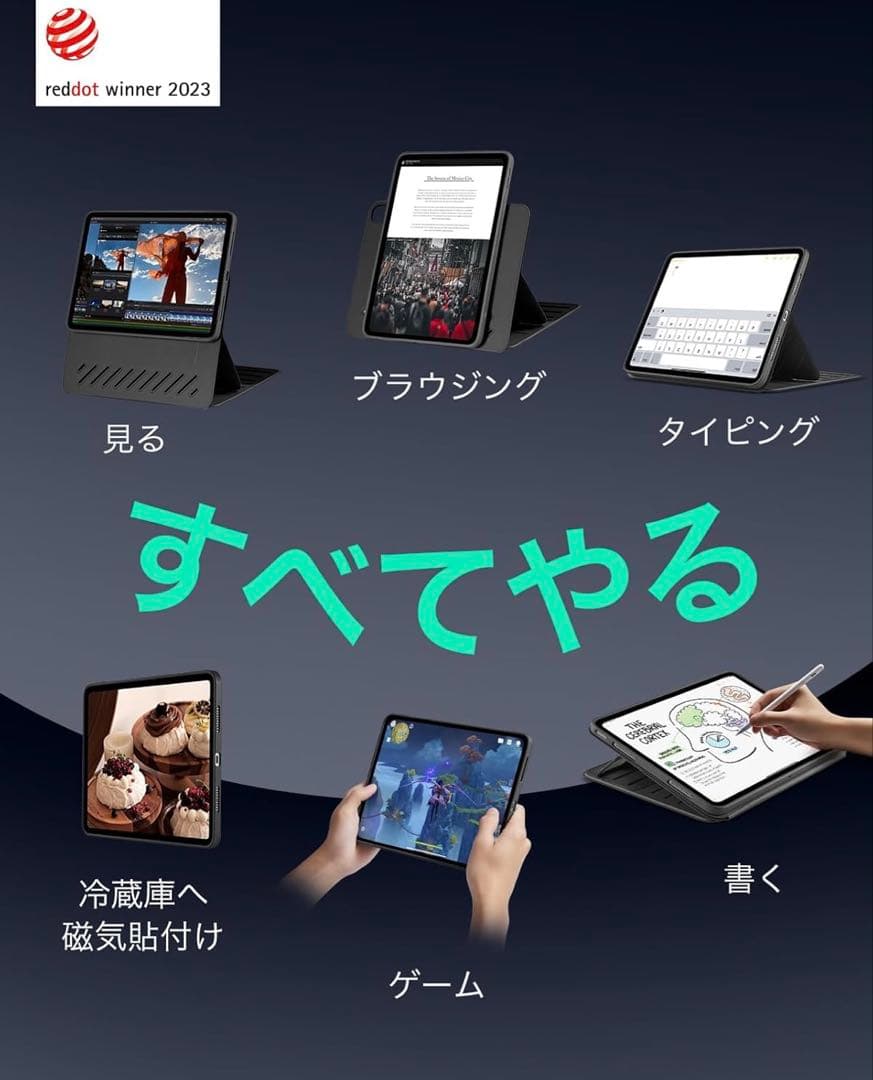 iPadAir4 256G Wi-Fモデル penci、フィルム、カバー付き