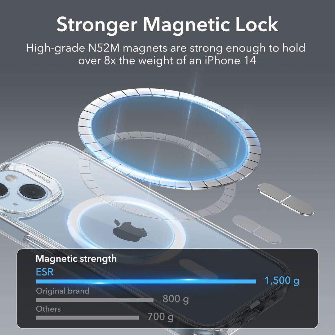 ⭐️ESR iPhone 14 Plus 用 ケース MagSafe対応 クリア