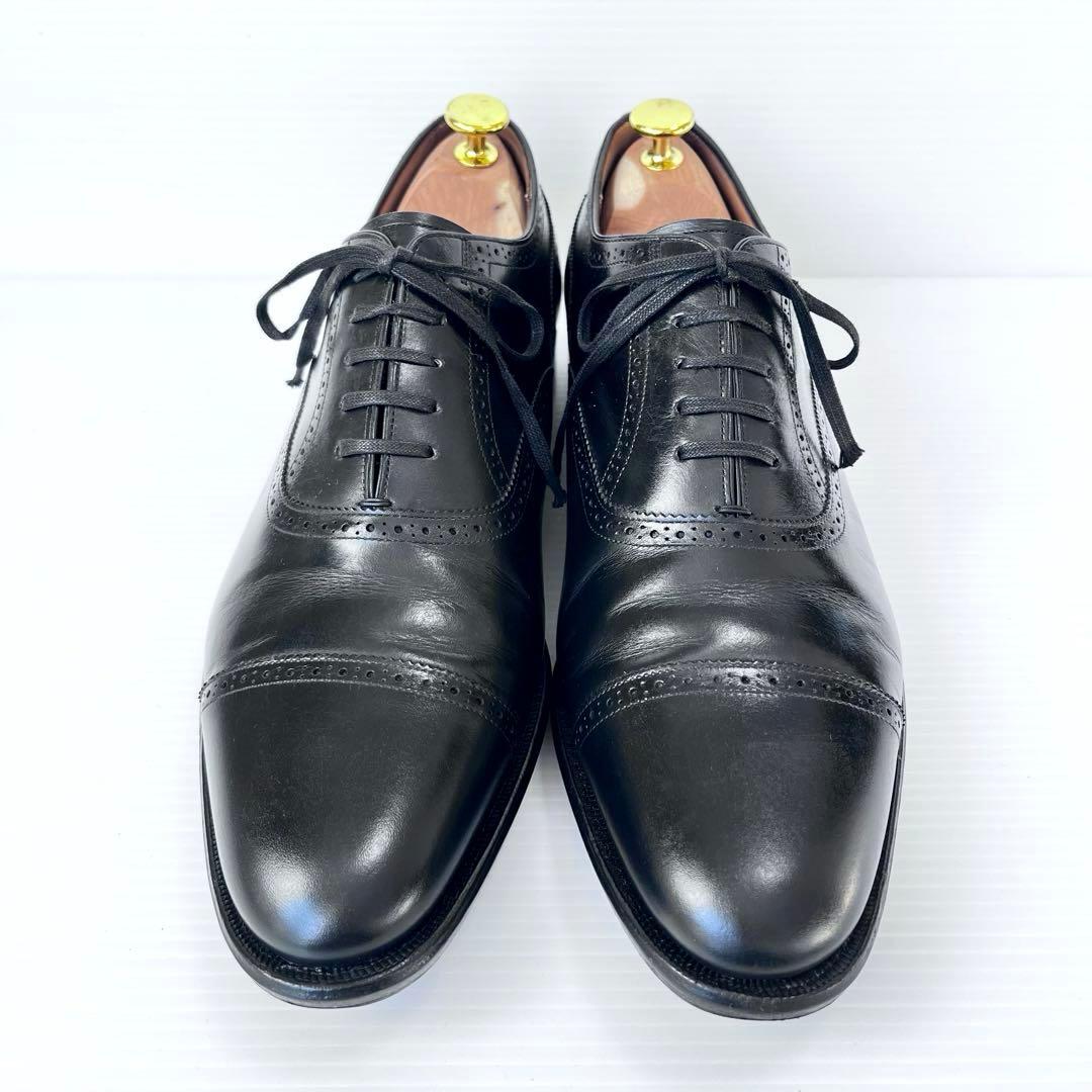 美品✨ REGAL ビジネスシューズ 黒 27 クォーターブローグ 02DR