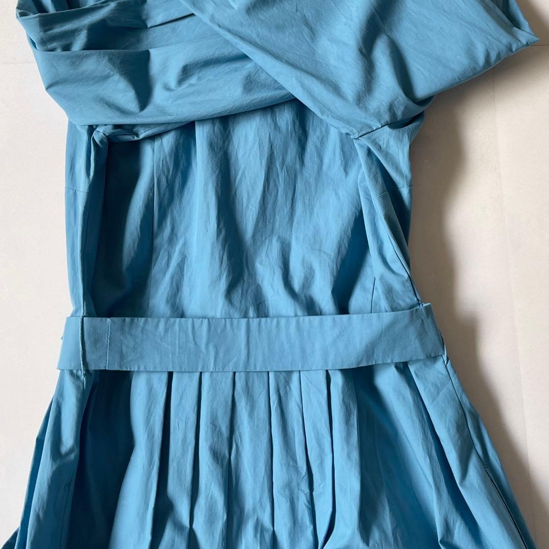 新品タグ付き 2023 マックスマーラ シャツワンピース ベルト マキシ丈 40