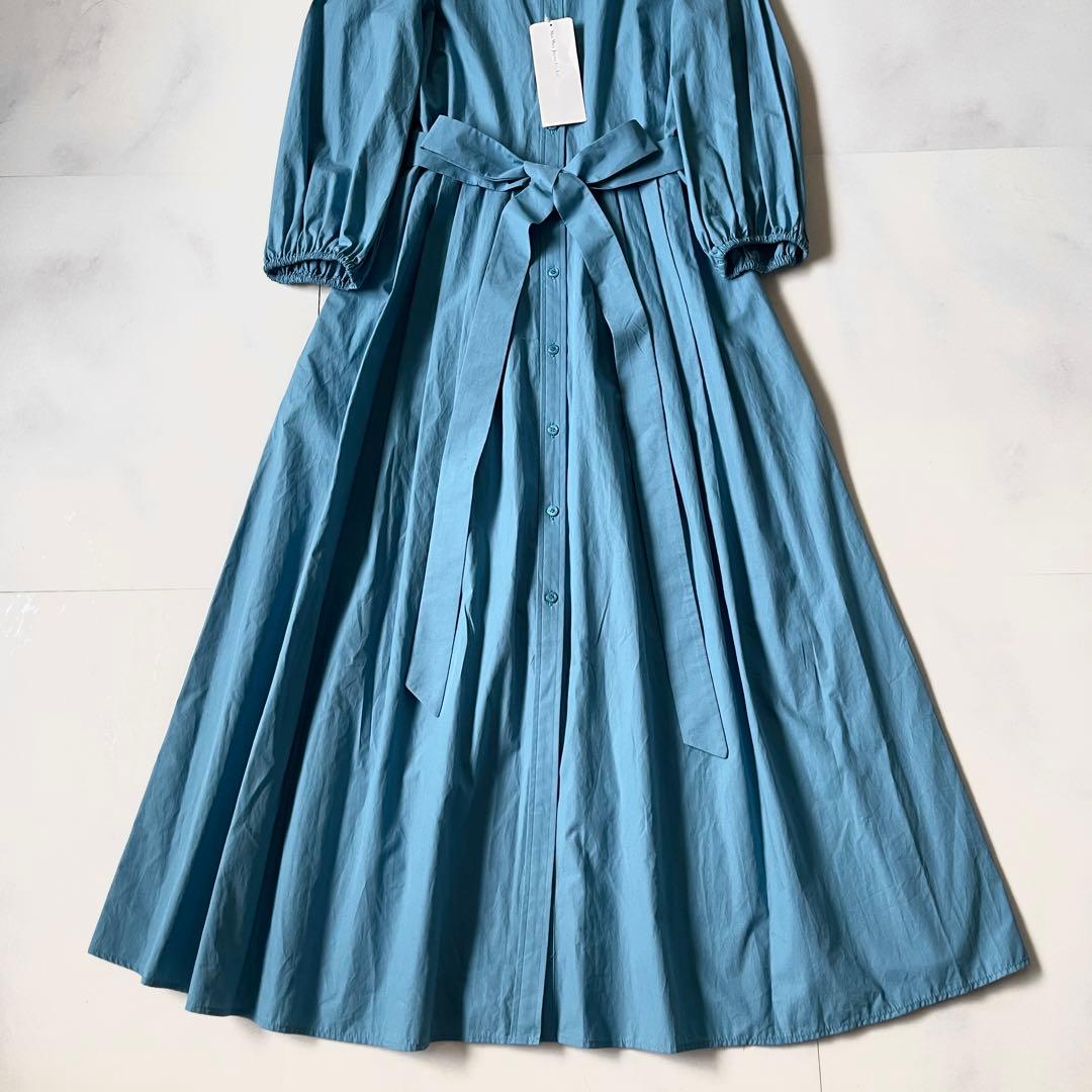 新品タグ付き 2023 マックスマーラ シャツワンピース ベルト マキシ丈 40