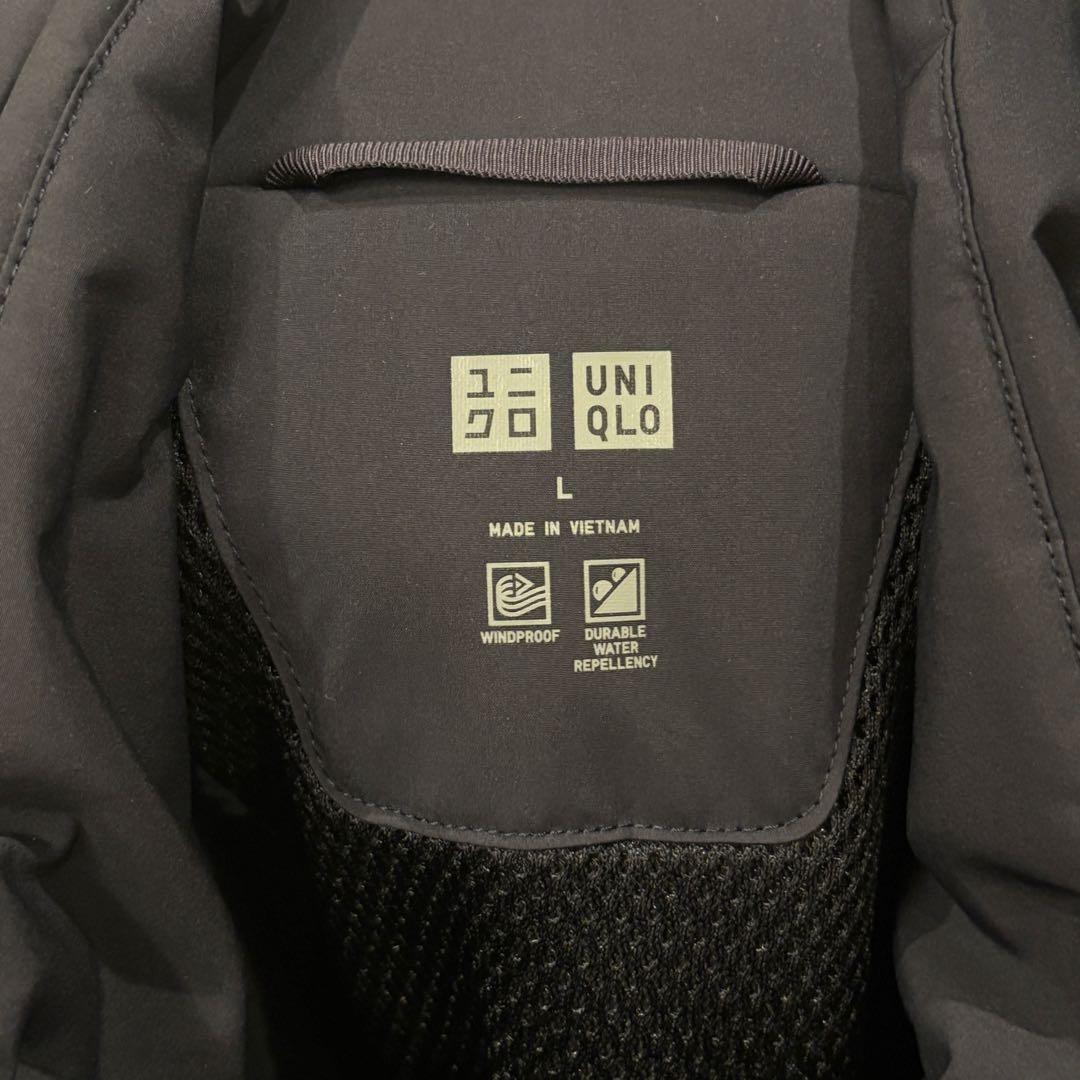 UNIQLO ハイブリットダウンコート　ネイビー　L