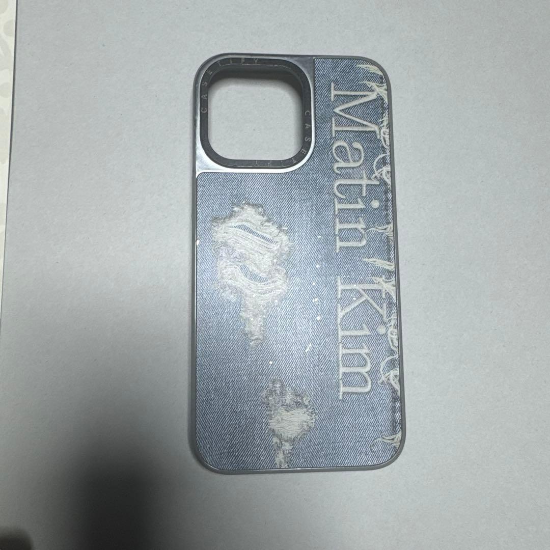 Matin Kim デニム風 iPhone用ハードケース