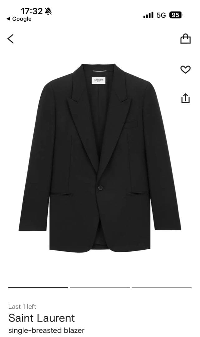 ジャケット・アウター Saint Laurent single jacket