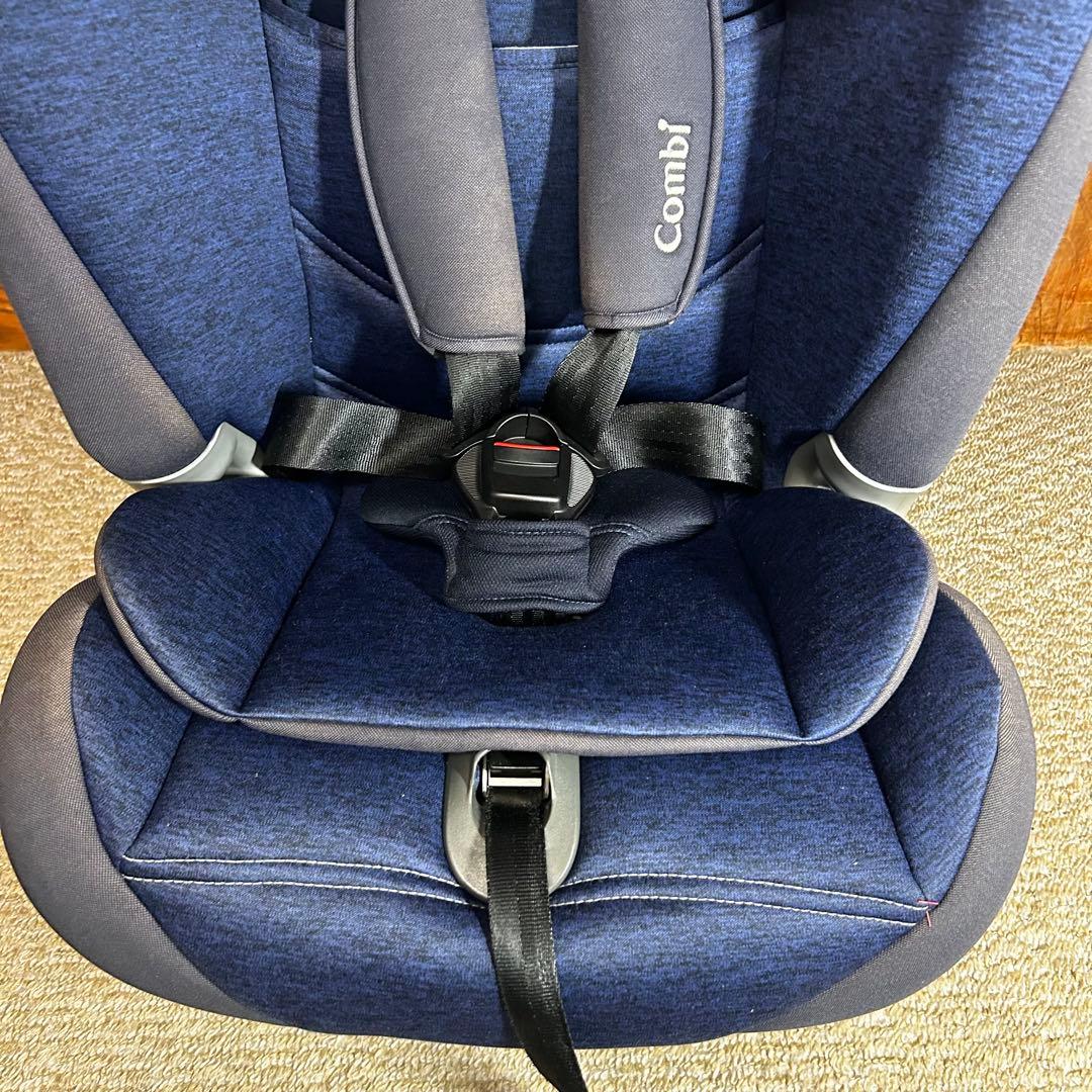 ★美品★ Combi セイブトレック ISOFIX エッグショック ネイビー