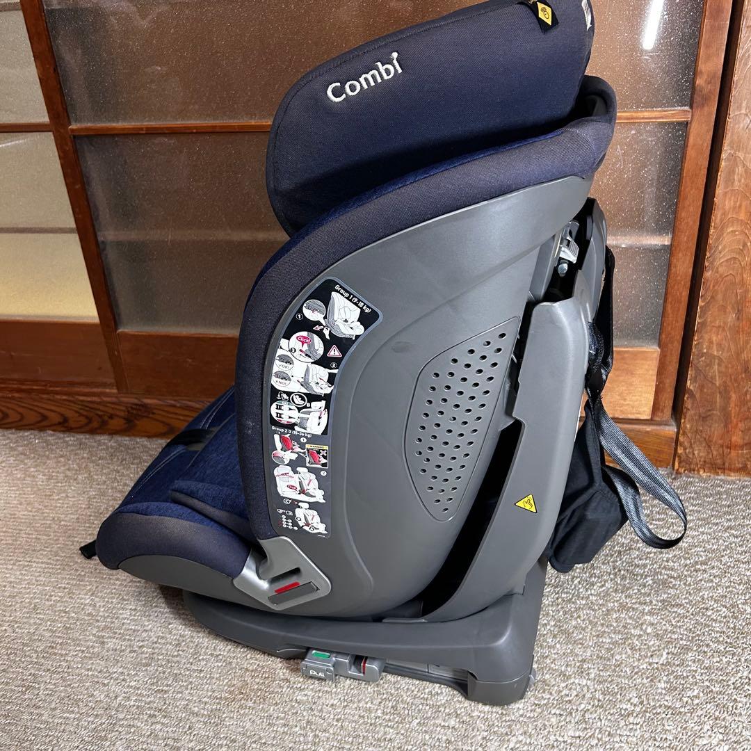 ★美品★ Combi セイブトレック ISOFIX エッグショック ネイビー