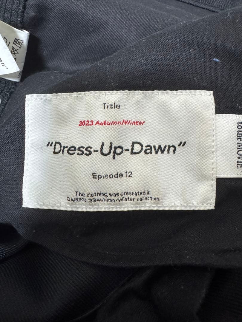 パンツ Dairiku 23aw paintar pants