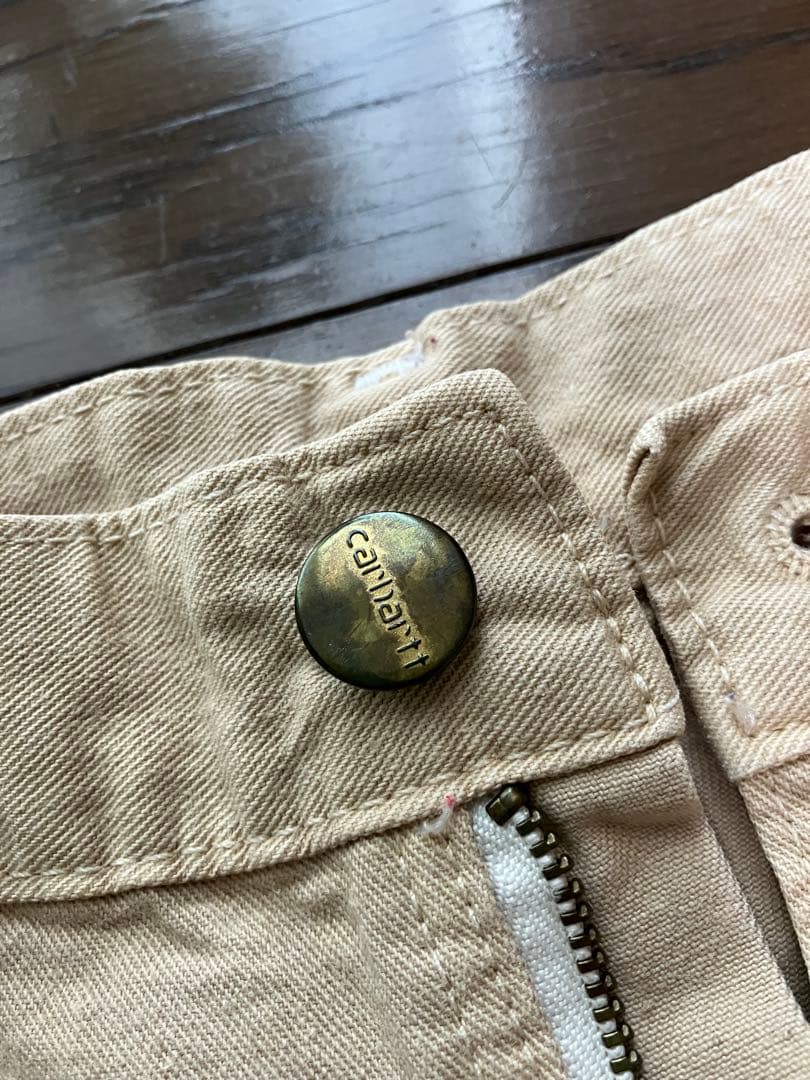 Carhartt ベージュ ワークパンツ　カーハート　ペインターパンツ