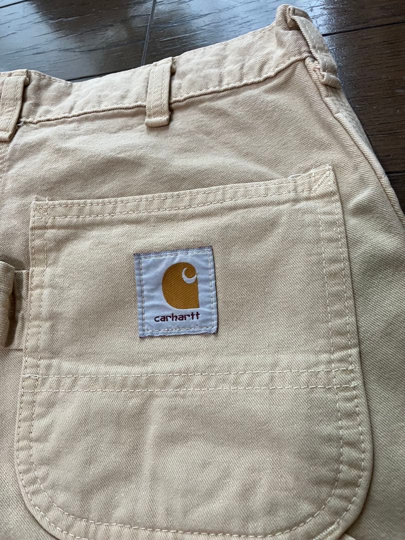 Carhartt ベージュ ワークパンツ　カーハート　ペインターパンツ