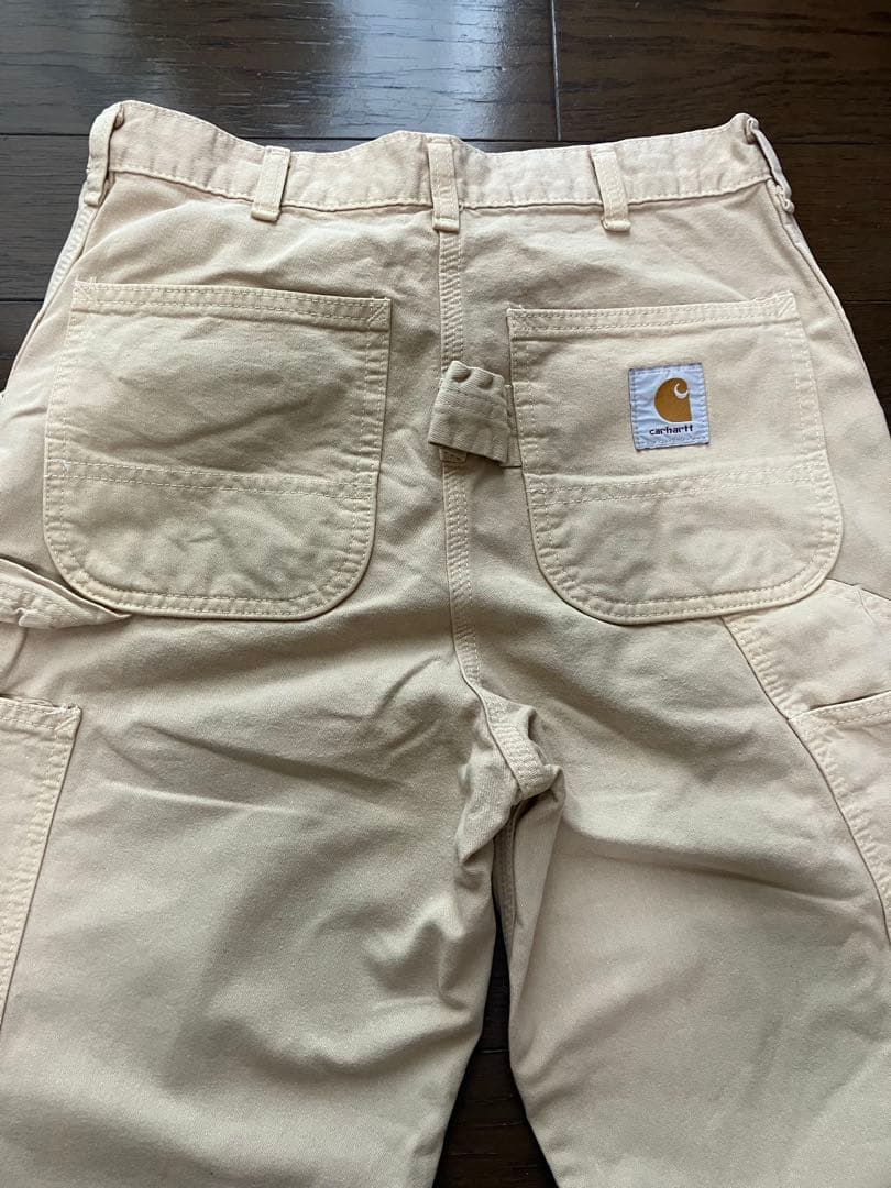 Carhartt ベージュ ワークパンツ　カーハート　ペインターパンツ