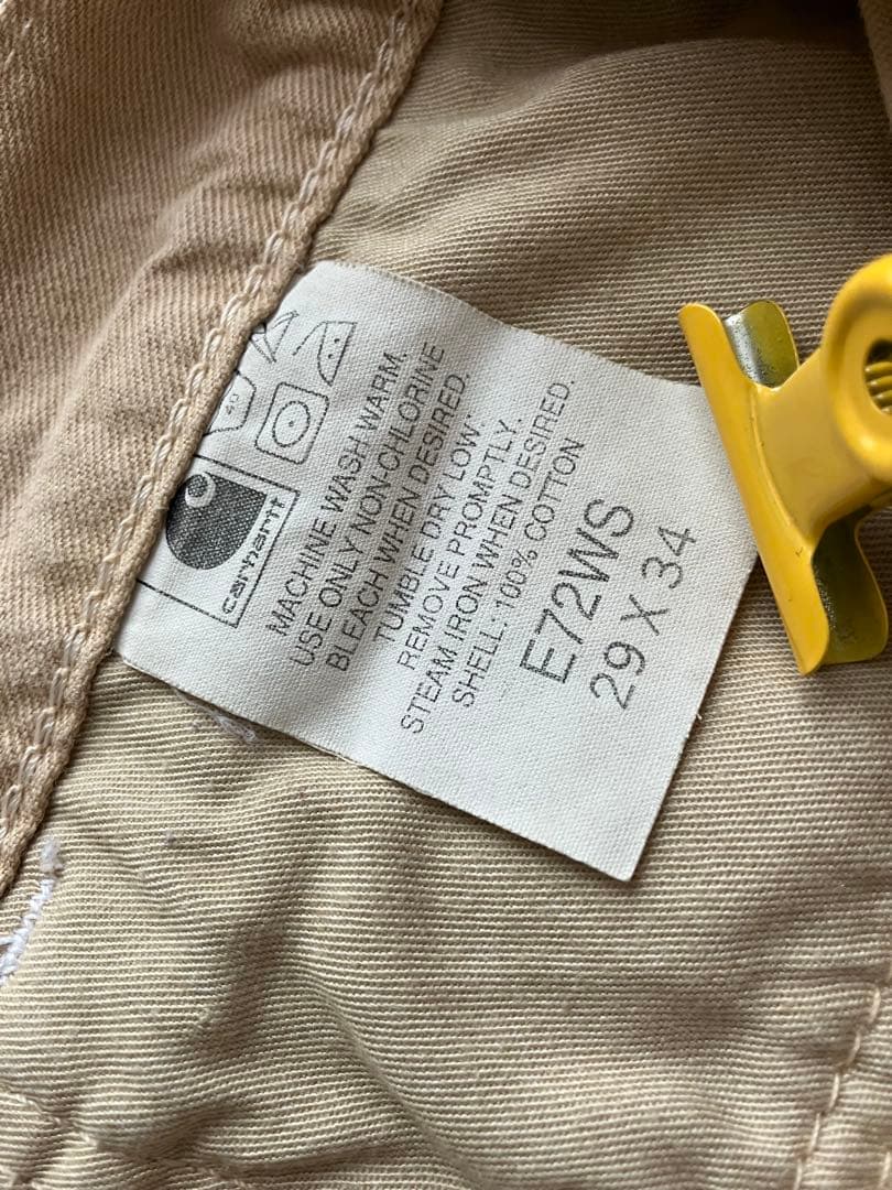 Carhartt ベージュ ワークパンツ　カーハート　ペインターパンツ