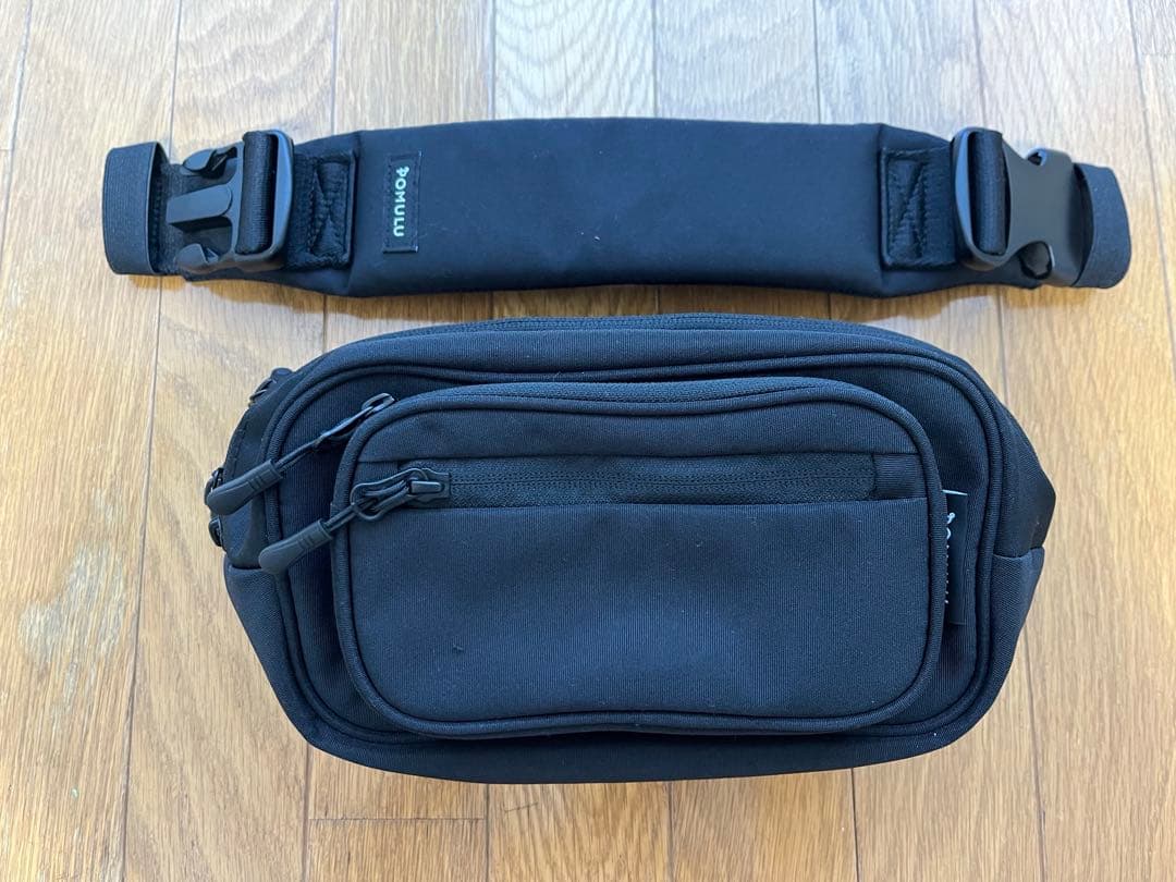 POMULU 2WAY ヒップシート ブラック