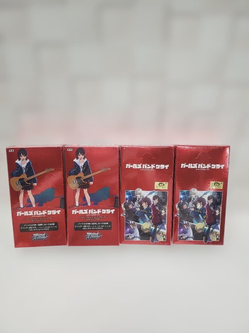 4 box ヴァイスシュヴァルツ プレミアムブースター ガールズバンドクライ