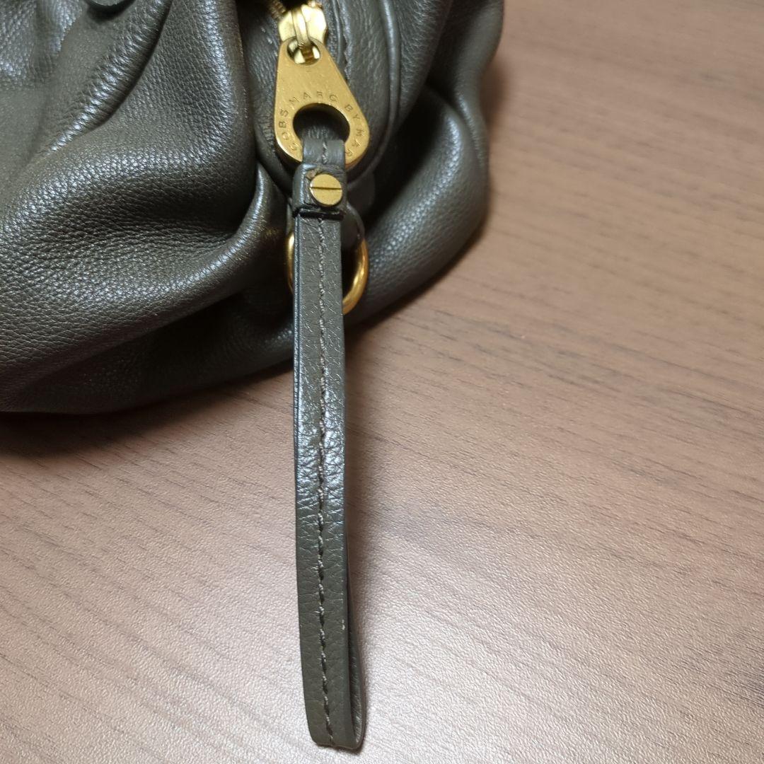 希少✨ マークジェイコブズ ハンドバッグ グレー色 シボ革