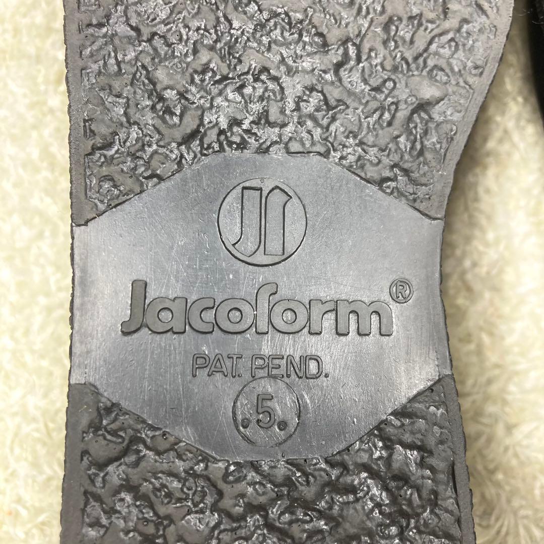 『未使用級』jacoform ヤコフォーム 革靴 レースアップシューズ ブラック