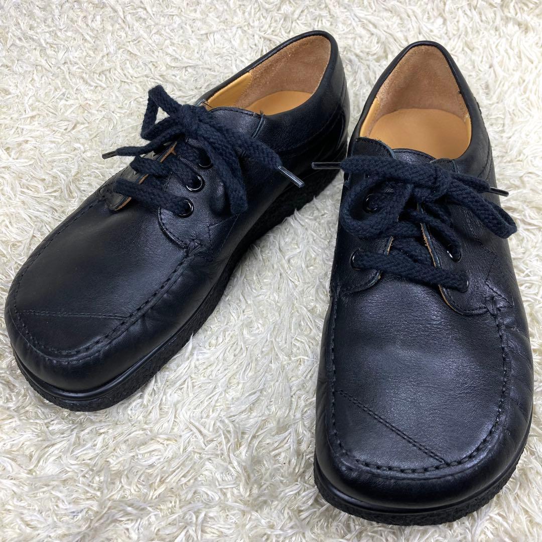 『未使用級』jacoform ヤコフォーム 革靴 レースアップシューズ ブラック