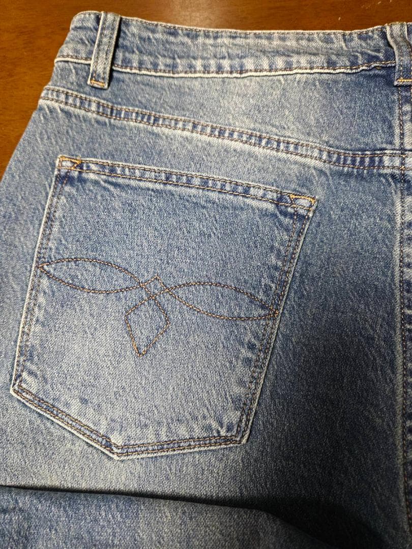 MJ【新品未使用】DOUBLE RRLダメージ加工デニムパンツ（36）