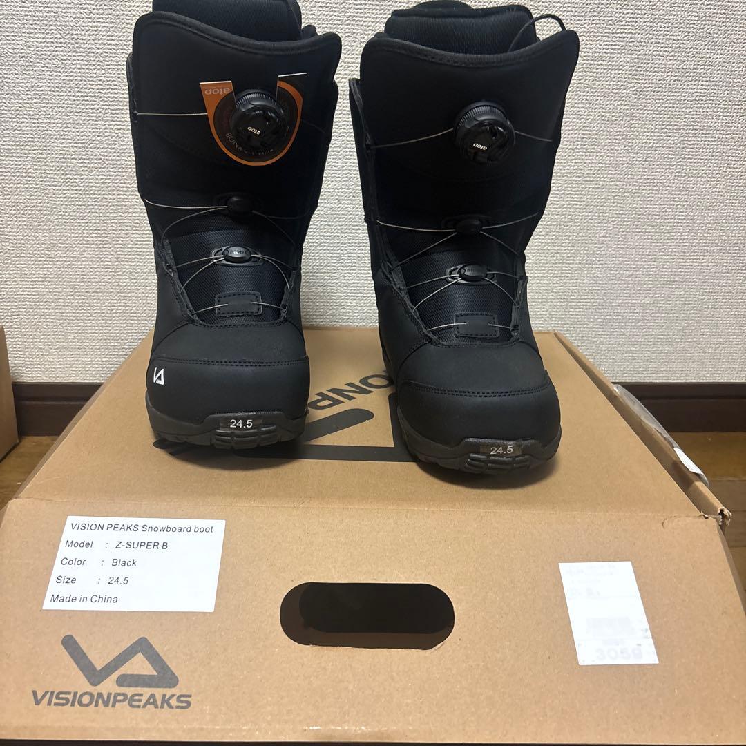 VISION PEAKS スノーボードブーツ24.5サイズ ブラック