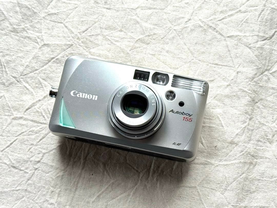 ⌘完動品！ 電池付き、作例あり！ Canon Autoboy 155⌘