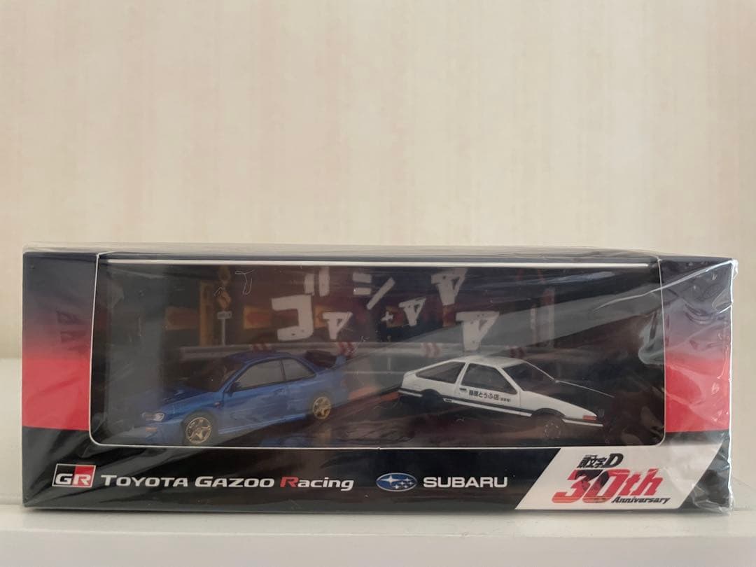 頭文字D 30th 1/64 Trueno(AE86)&IMPREZA(GC8)