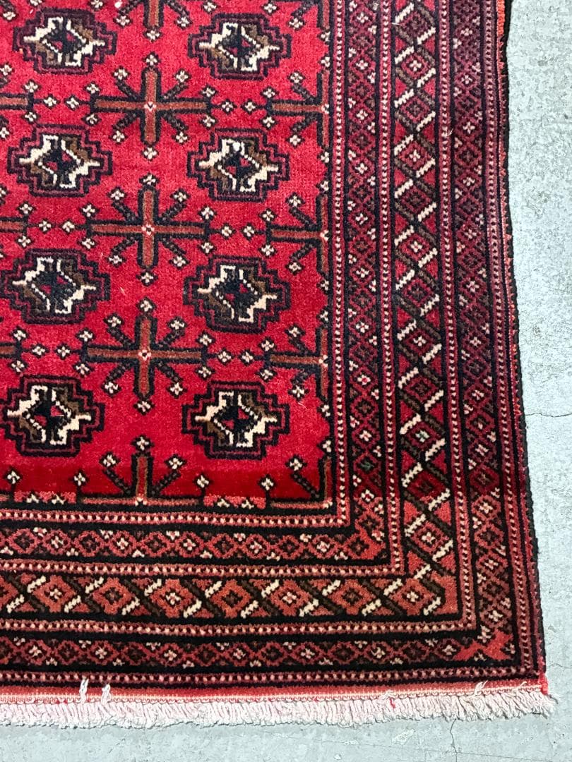 ❖Vintage Rug❖　300cm×210cm　トルクメンラグ　大判ラグ