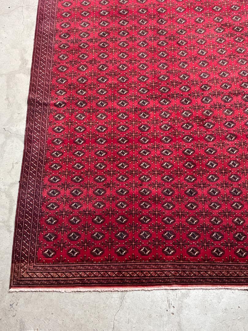 ❖Vintage Rug❖　300cm×210cm　トルクメンラグ　大判ラグ