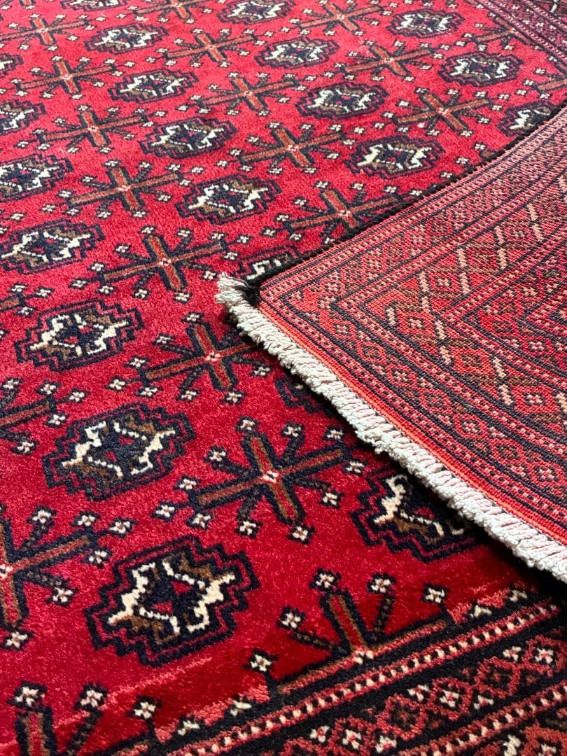 ❖Vintage Rug❖　300cm×210cm　トルクメンラグ　大判ラグ