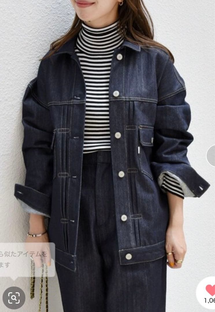 ships any シップスエニィ デニムジャケット Gジャン