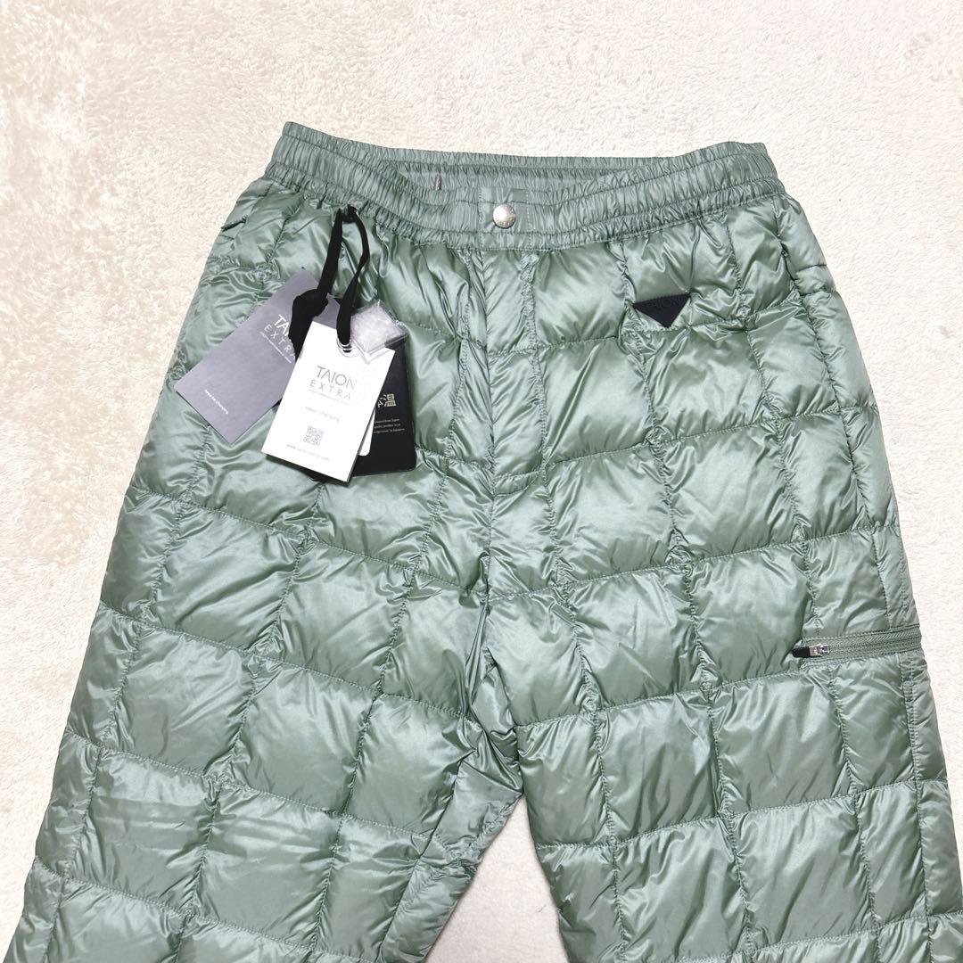 ✨新品✨ TAION タイオンエクストラ 2wayダウンパンツ S オリーブ