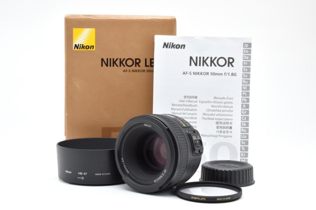 動確済 超美品 ニコン AF-S Nikkor 50mm f/1.8G #684