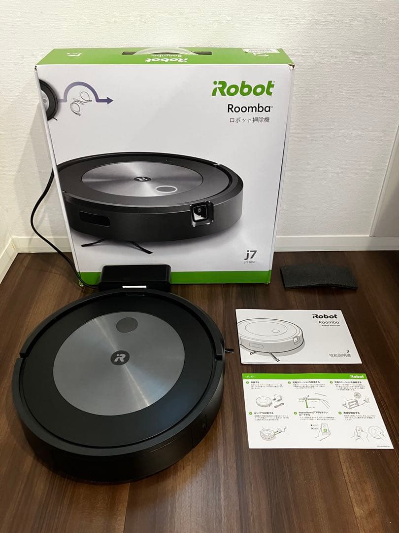 ルンバ j7 フィルターとブラシを新品に交換済み アプリ連携 スケジュール設定