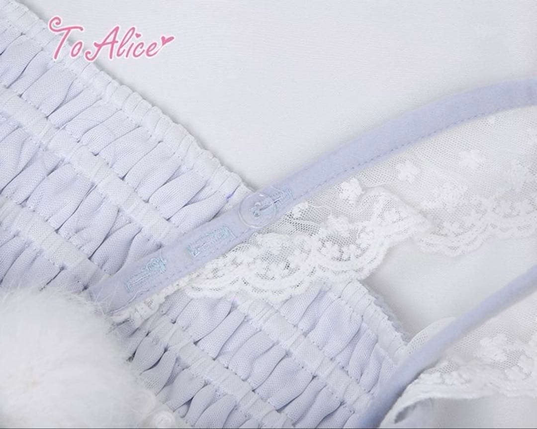 蘭 To Alice 雪の結晶ケープ＆ジャンパースカートセットアップ