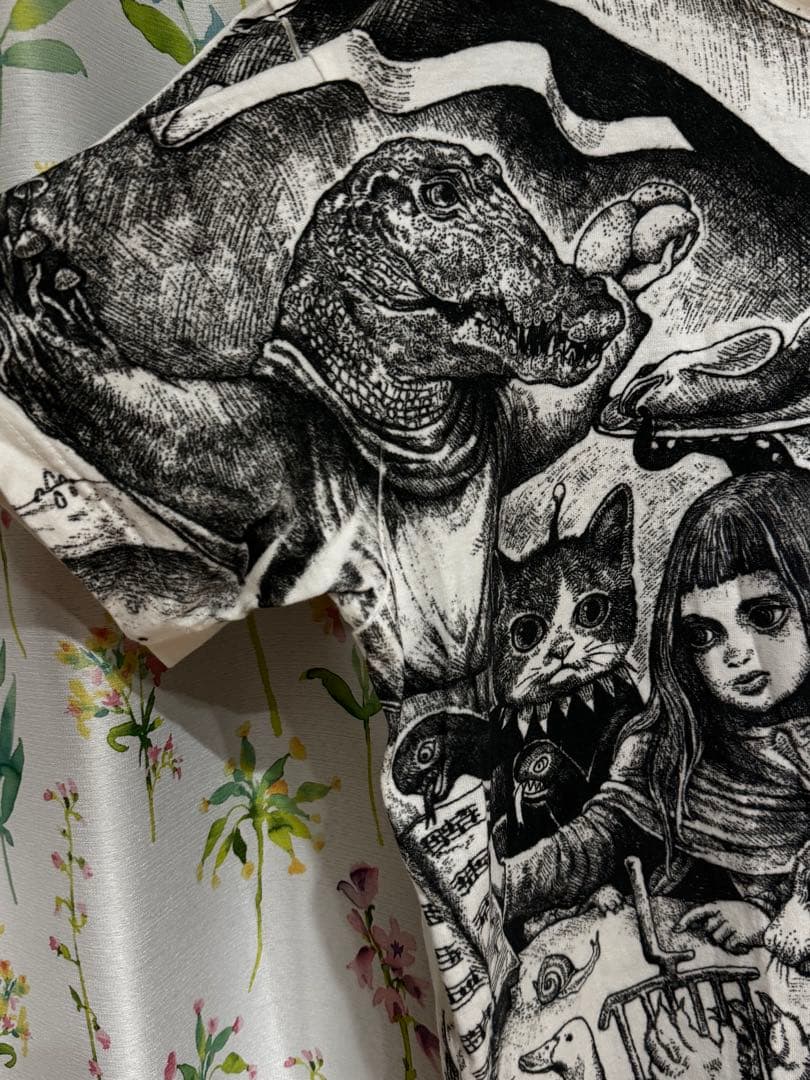 ヒグチユウコ　ボリス雑貨店T シャツ BABEL （L ）