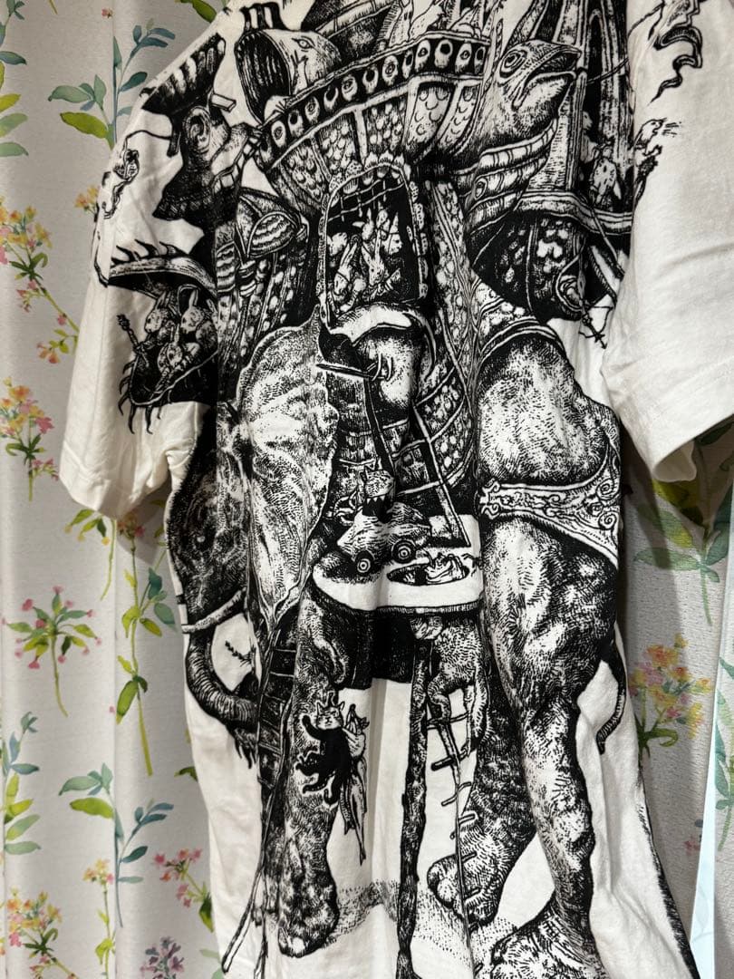 ヒグチユウコ　ボリス雑貨店T シャツ BABEL （L ）