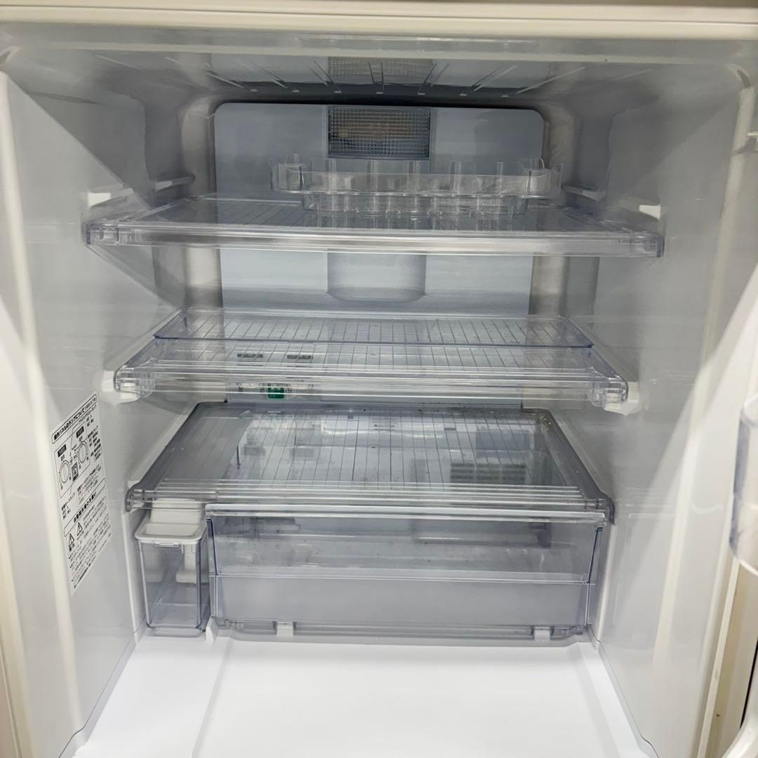 460 SHARP 冷蔵庫　大型　300L強　自動製氷機付　格安　どっちもドア