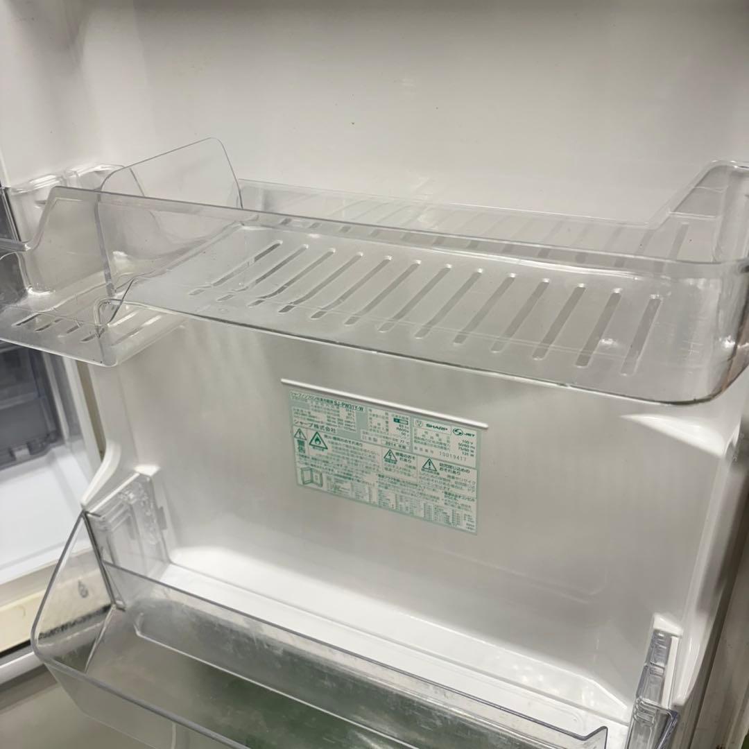 460 SHARP 冷蔵庫　大型　300L強　自動製氷機付　格安　どっちもドア