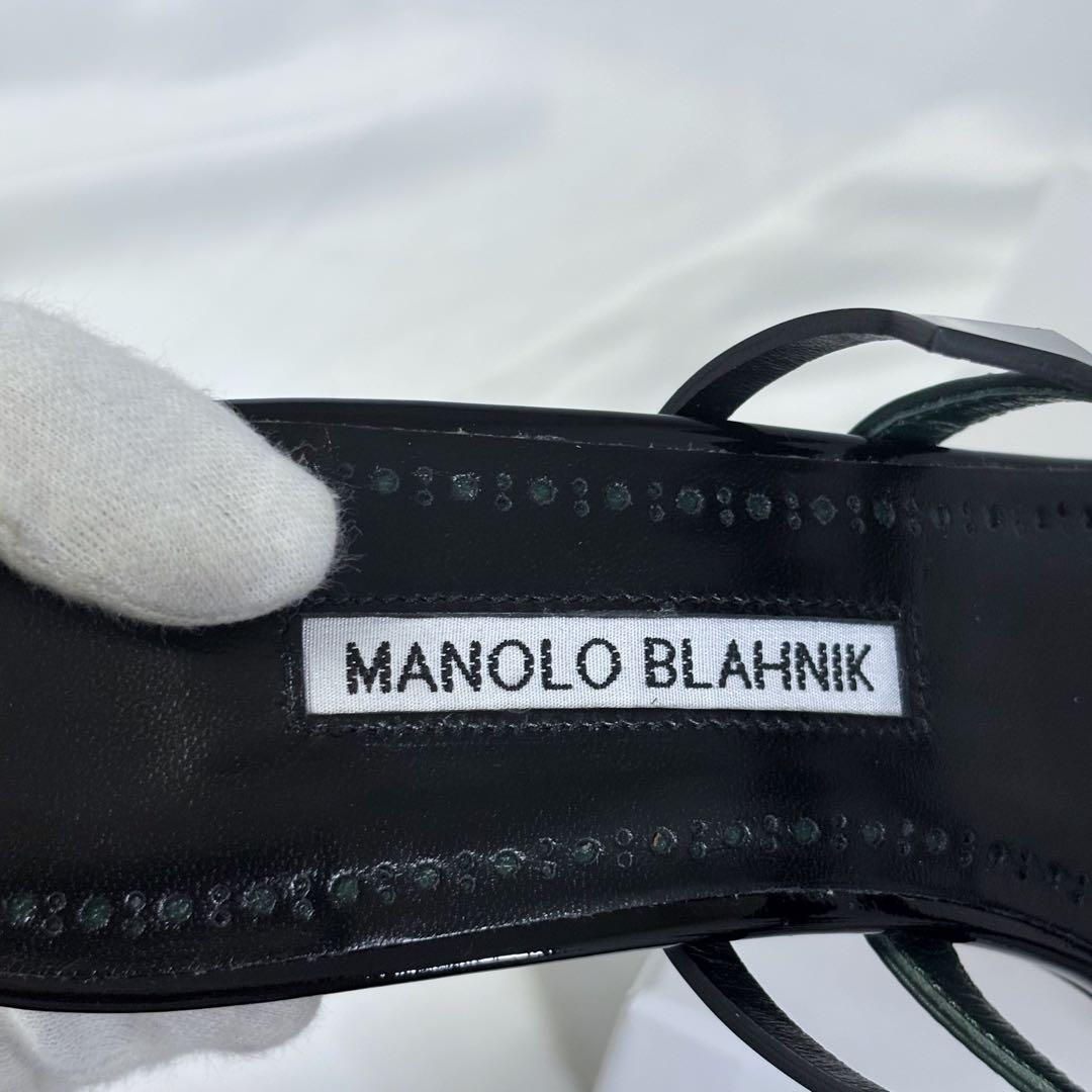 ほぼ未使用✨マノロブラニク　ミュール　SULAFAHI サンダル　37 ブラック