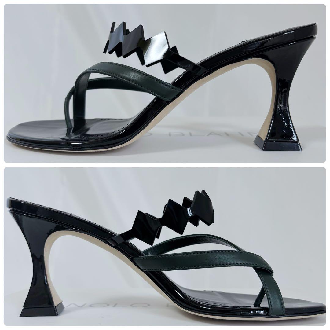 ほぼ未使用✨マノロブラニク　ミュール　SULAFAHI サンダル　37 ブラック